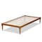 Baxton Studio Iseline Modern and Contemporary Walnut Brown Finished Wood Twin Size Platform Bed Frame 183-11176-Zoro - alternate 6